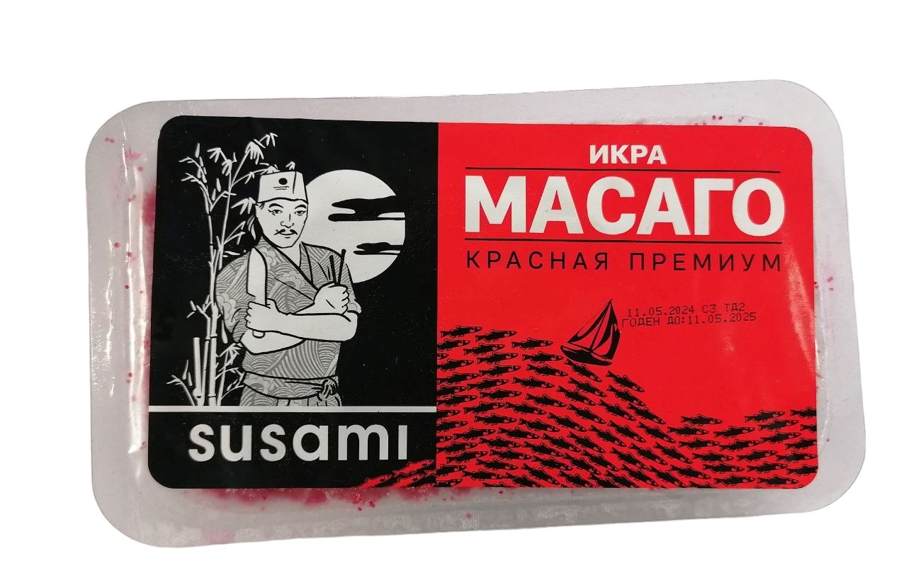 Икра масаго SUSAMI красная 500г