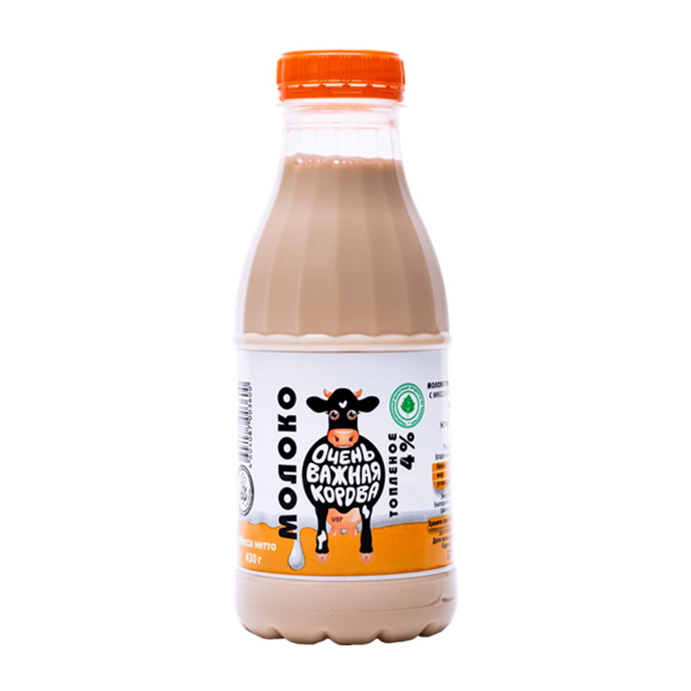 Молоко топлёное ОВК 4% ПЭТ 430 г