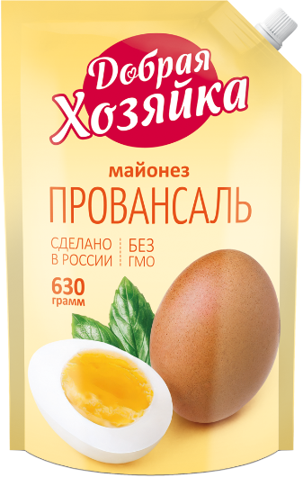 Майонез Добрая Хозяйка Провансаль 50,5% 630 г. д/п