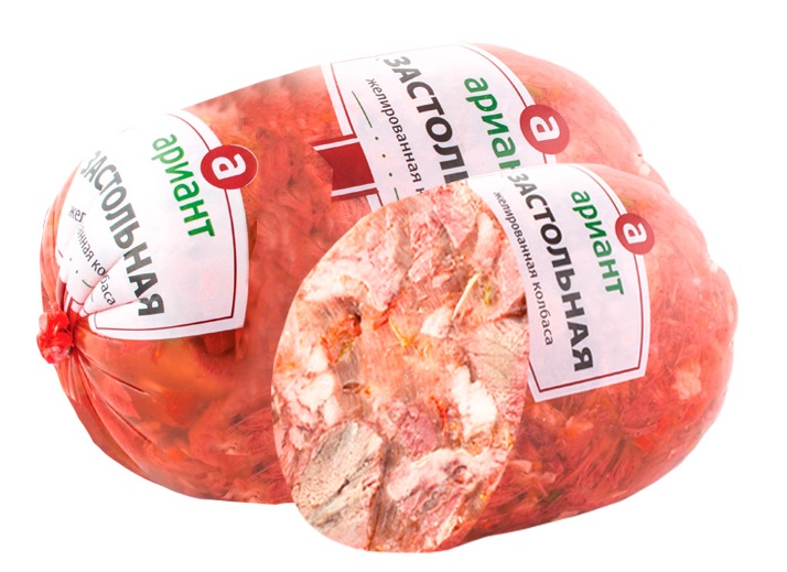 Колбаса желированная Ариант Застольная п/а 1 кг