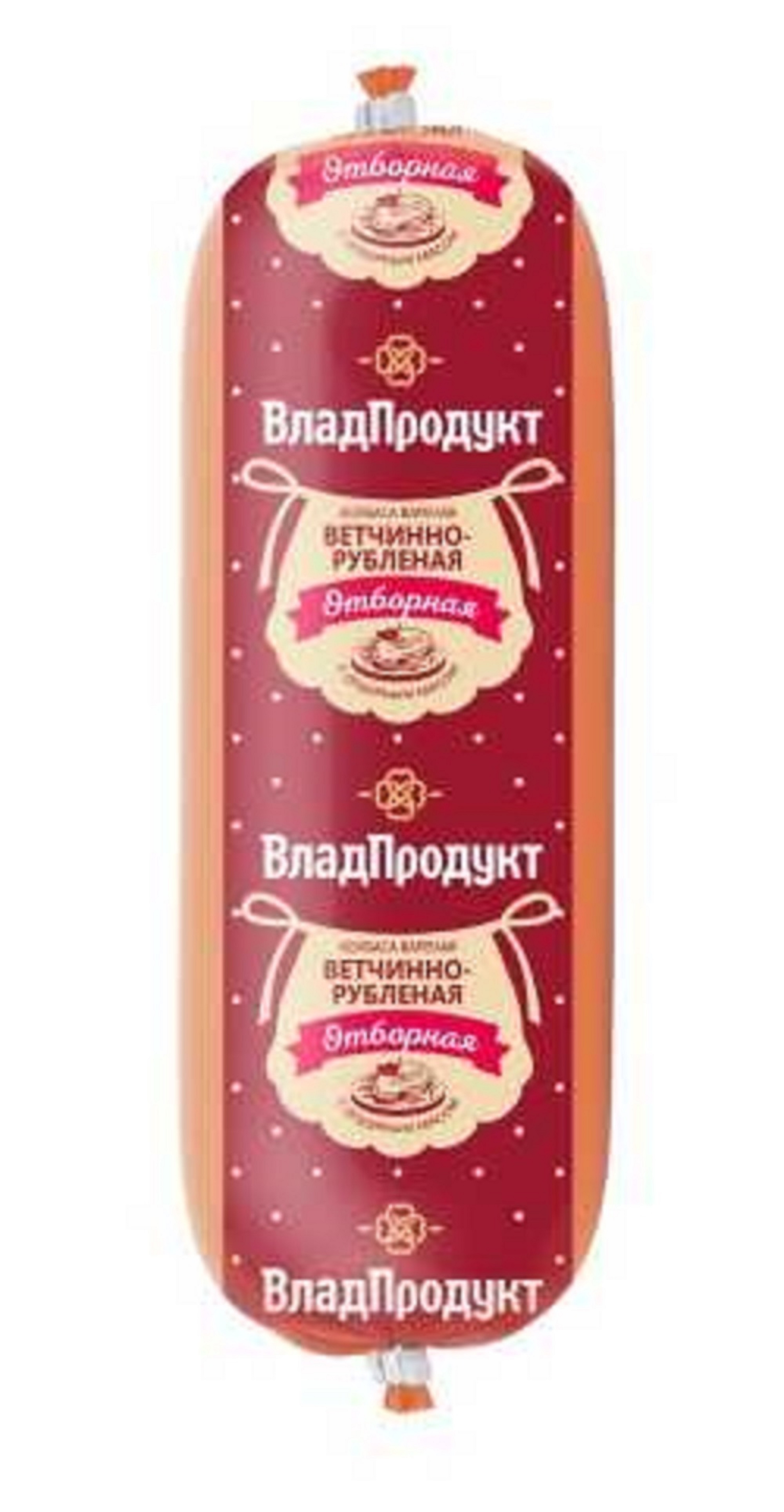 Колбаса ВладПродукт Ветчинно-рубленная Отборная вес 2,3кг
