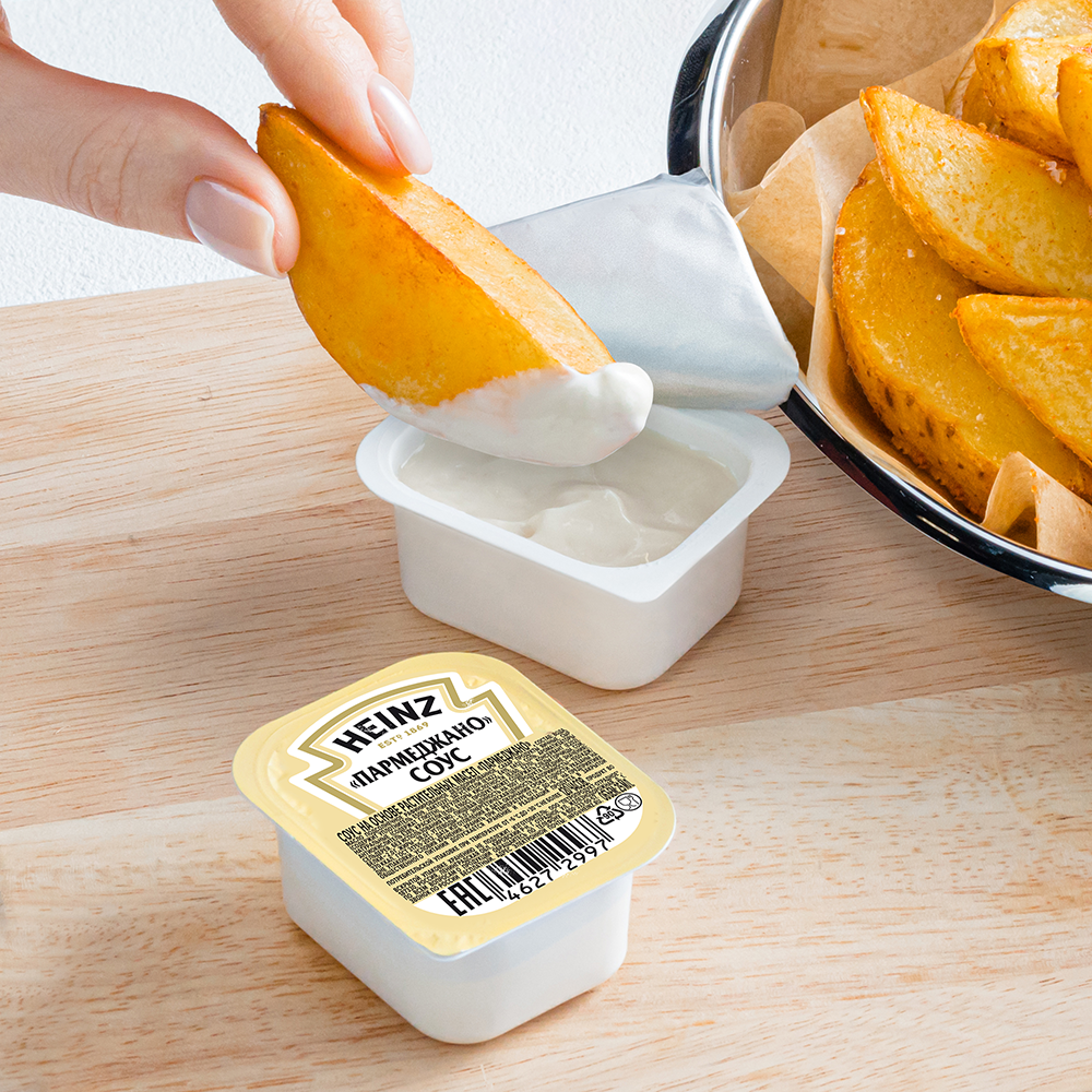 Соус Heinz Сырный  Parmegiano  порционный дип-пот, 25мл