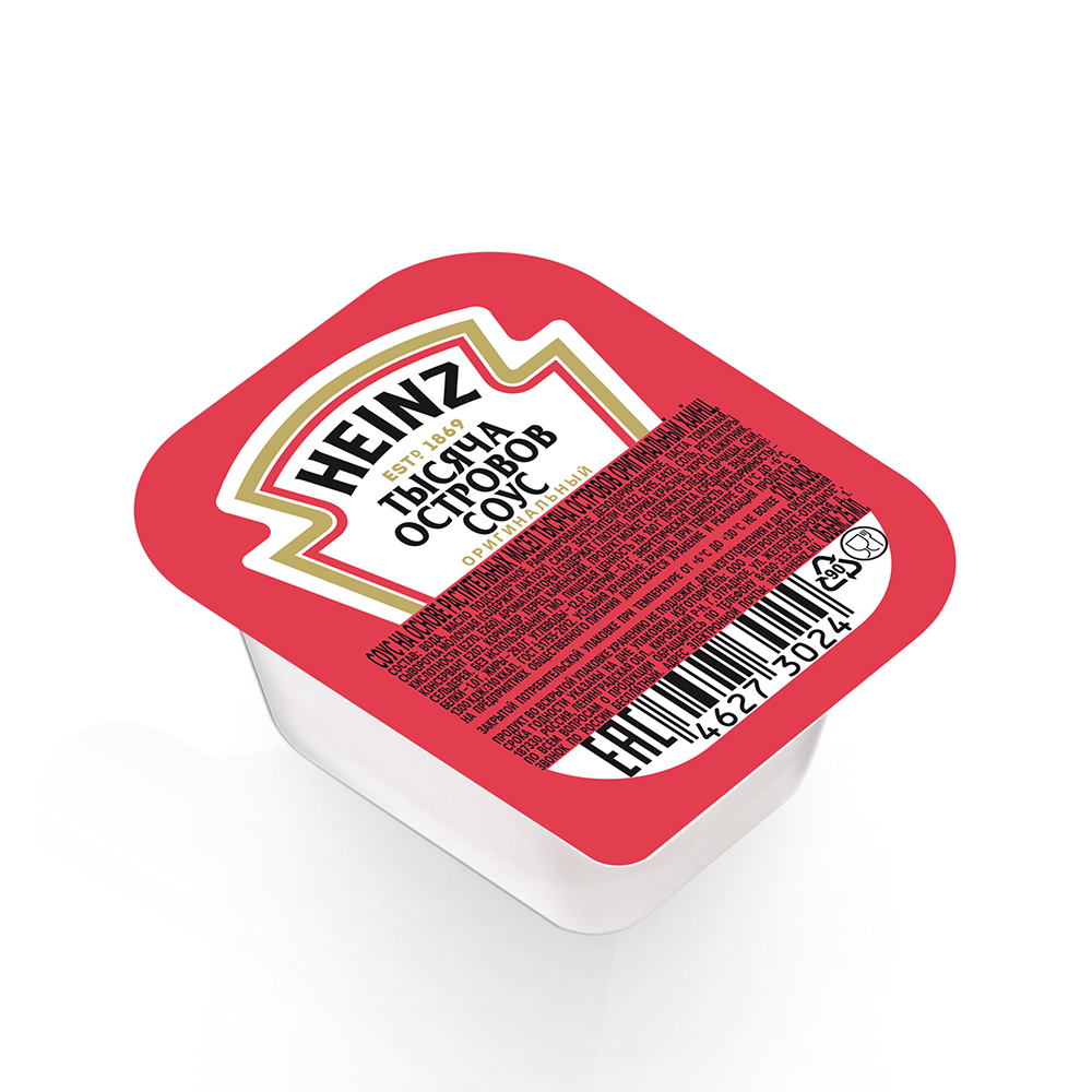 Соус Heinz Тысяча островов порционный дип-пот, 25мл