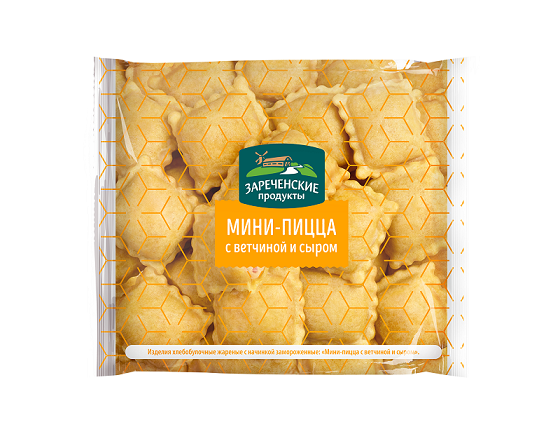 Мини-пицца с ветчиной и сыром ТМ Зареченские ТС Зареченские продукты ф/п ф/в 0,3 кг МГ