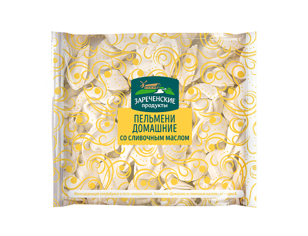 Пельмени Домашние со сливочным маслом ТМ Зареченские ТС Зареченские продукты сфера ф/п ф/в 0,7 МГ
