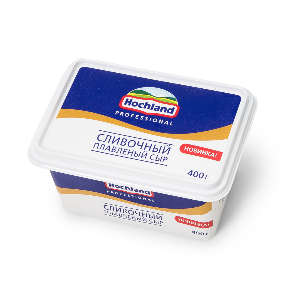 Сыр Hochland Professional Сливочный Пласт.ванночка 400 г. 6 шт. HoReCa