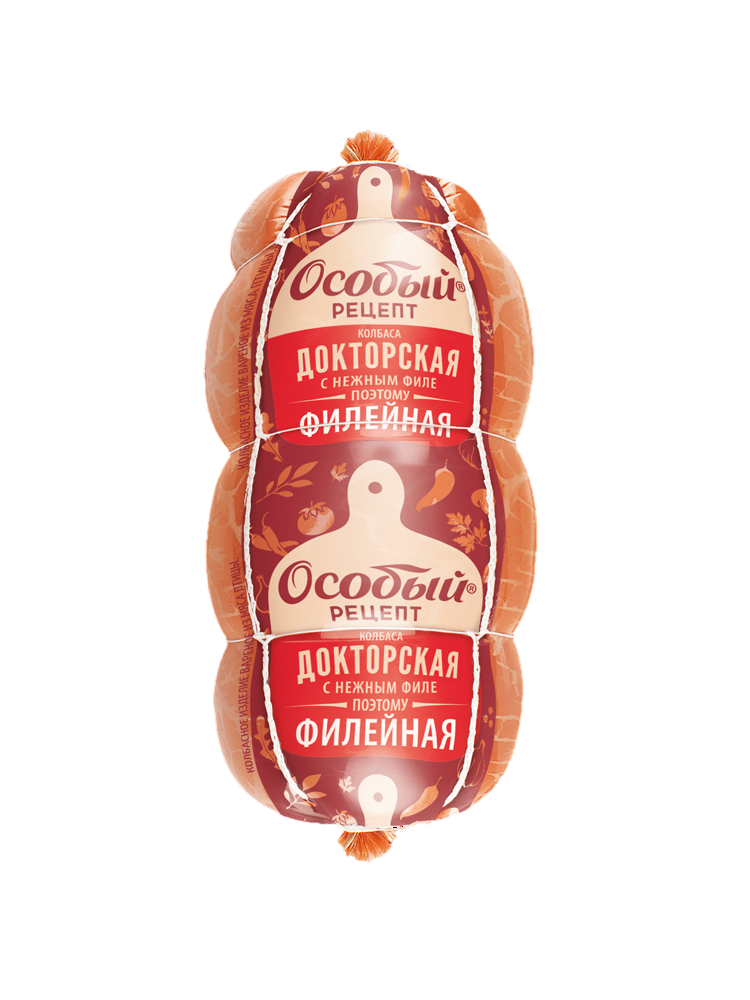 Колбаса вареная Особый рецепт Докторская Филейная 0,5 кг