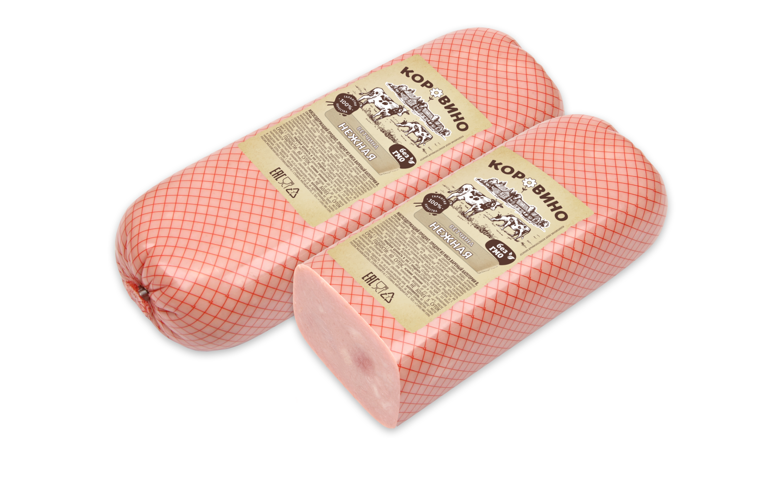 Ветчина Коровино Нежная п/о вес