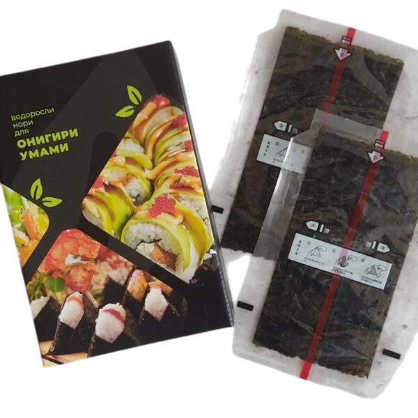 Водоросли морские сушеные Умами для приготовления Онигири, 100 листов