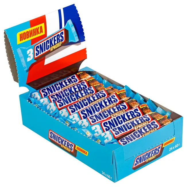 Шоколадный батончик Snickers Криспер 20г