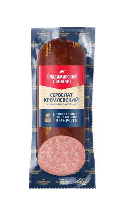 Сервелат Кремлевский 350гр в/к