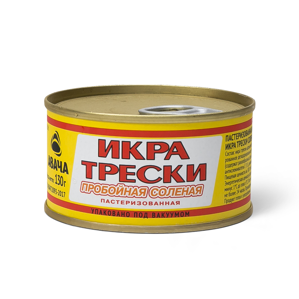 Икра трески Наутилус пробойная сол.ж/б 130г