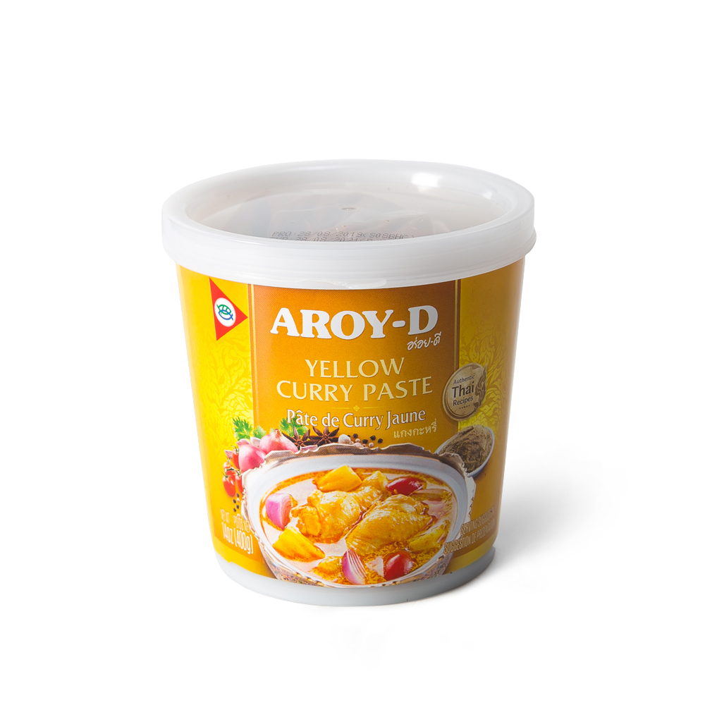 Паста карри желтая, AROY-D 400гр