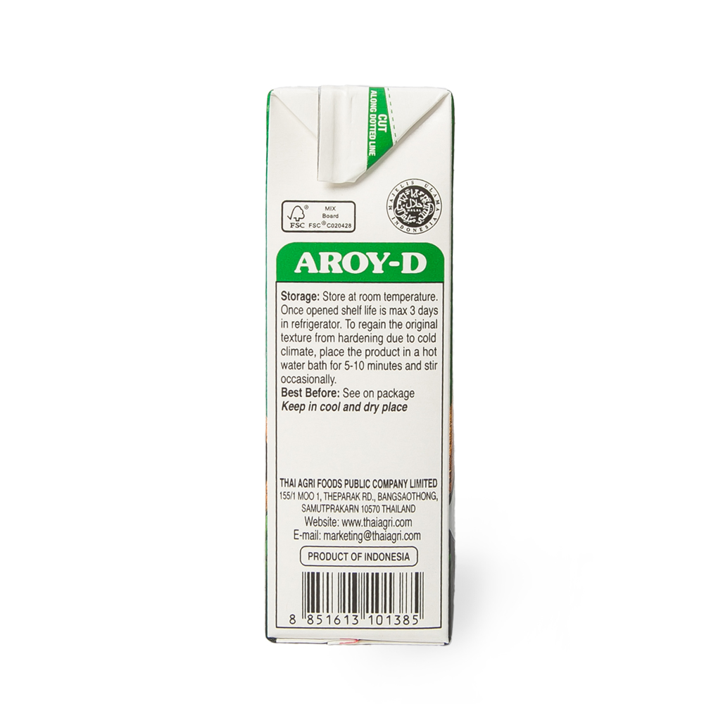 Кокосовое молоко "AROY-D" 500 мл, Tetra Pak, шт