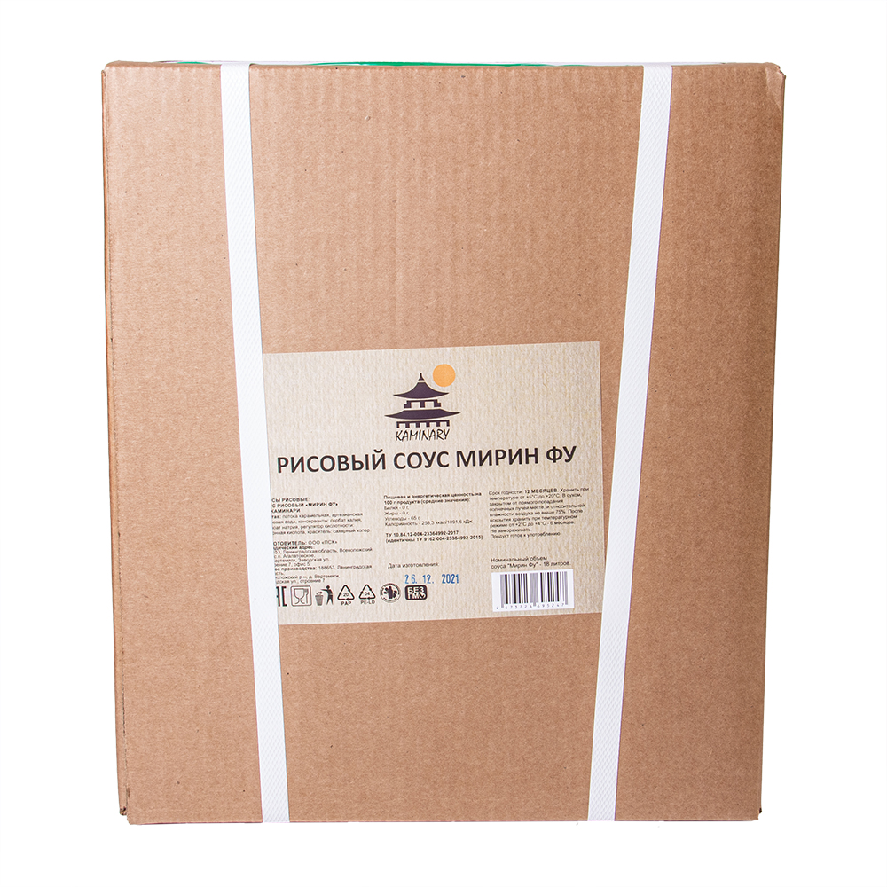 Мирин рисовый соус KAMINARY (О), 18 л, шт