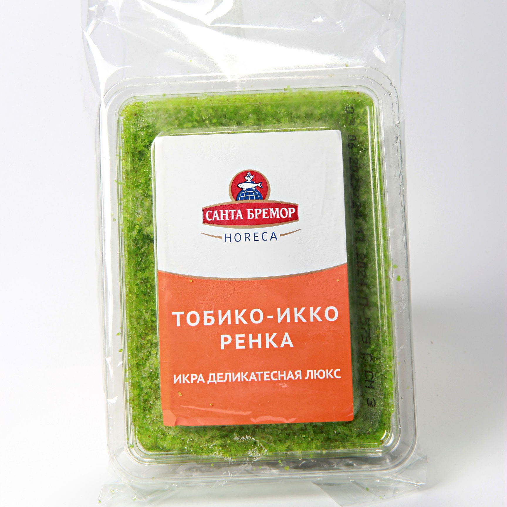 ИКРА ЛЕТУЧЕЙ РЫБЫ ЗЕЛЕНАЯ "ИККО РЕНКА", 500 г