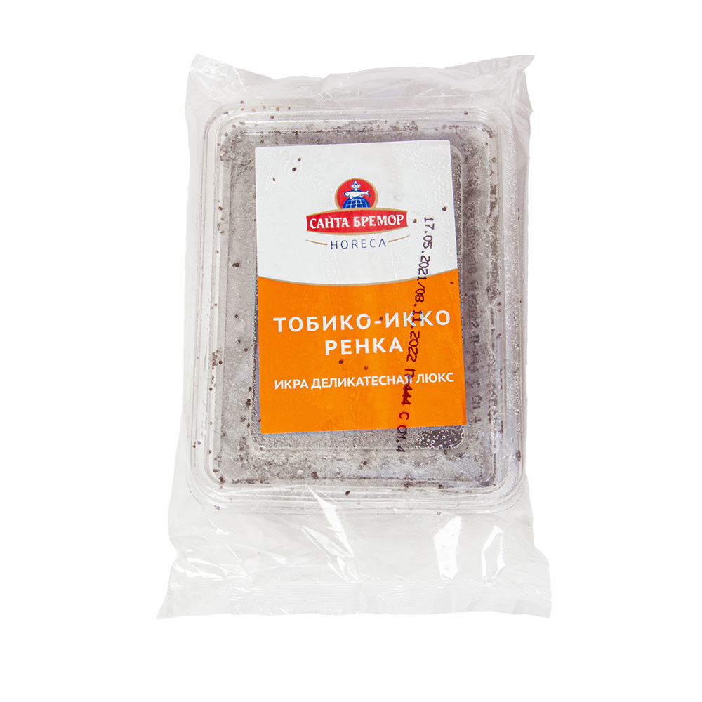 ИКРА ЛЕТУЧЕЙ РЫБЫ ЧЕРНАЯ "ИНКО РЕНКА", 500 г