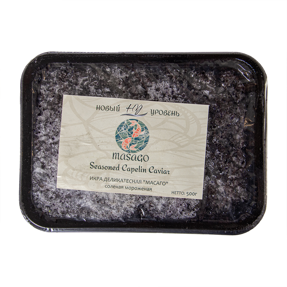 Икра масаго черная "Новый Уровень" (ГФ), 500 г