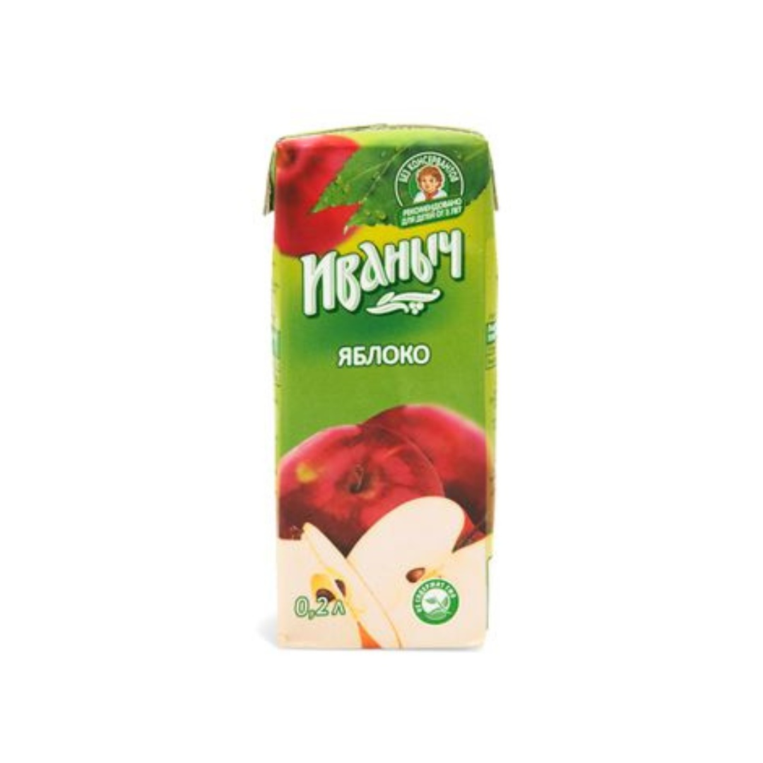 Сок Яблоко 0,2 л 27 шт Иваныч