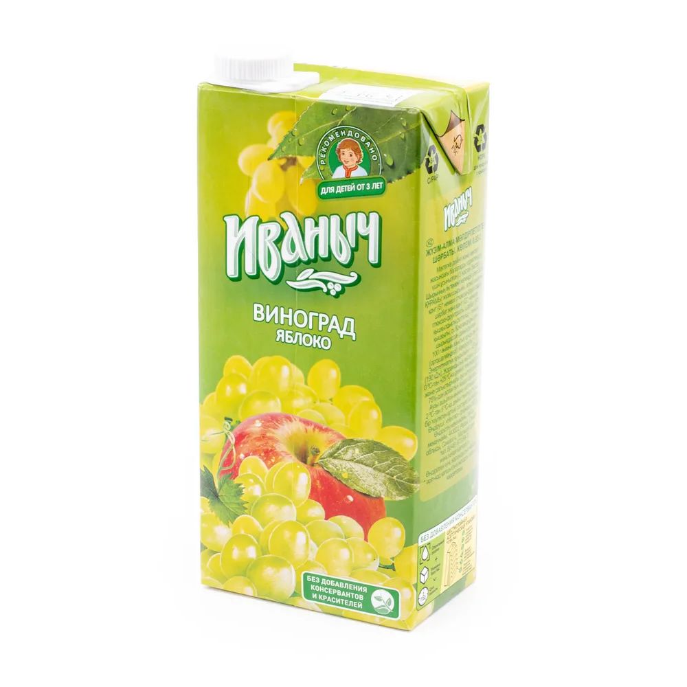 Нектар Яблоко-виноград 0,95 л 12 шт Иваныч
