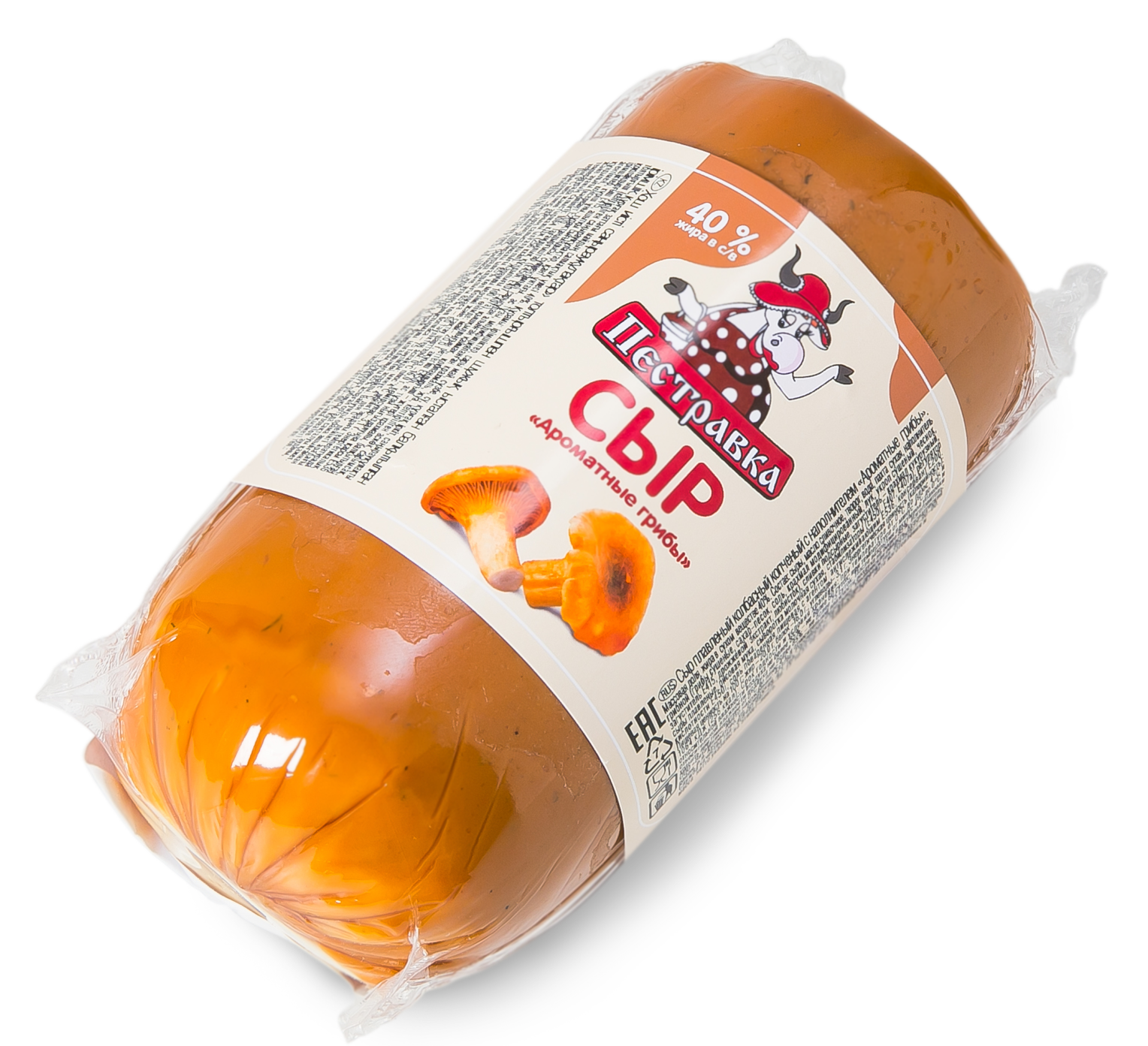 Сыр колбасный Ароматные грибы  40% 350г