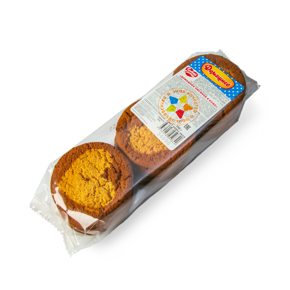 Печенье Сладкая Слобода Домашнее овсяное к кофе 350г