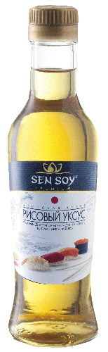 Уксус рисовый "Приправа для суши" Сен Сой (ст.бут. 220мл)