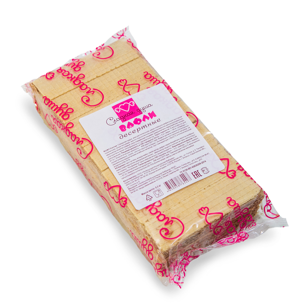 Вафли Сладкая Душа Десертные 15*300г