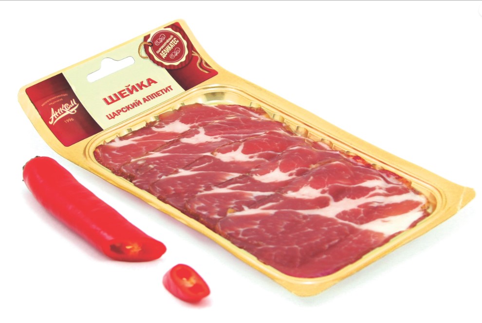 Шейка Царский Аппетит СК нарезка 100 г ТМ Анком