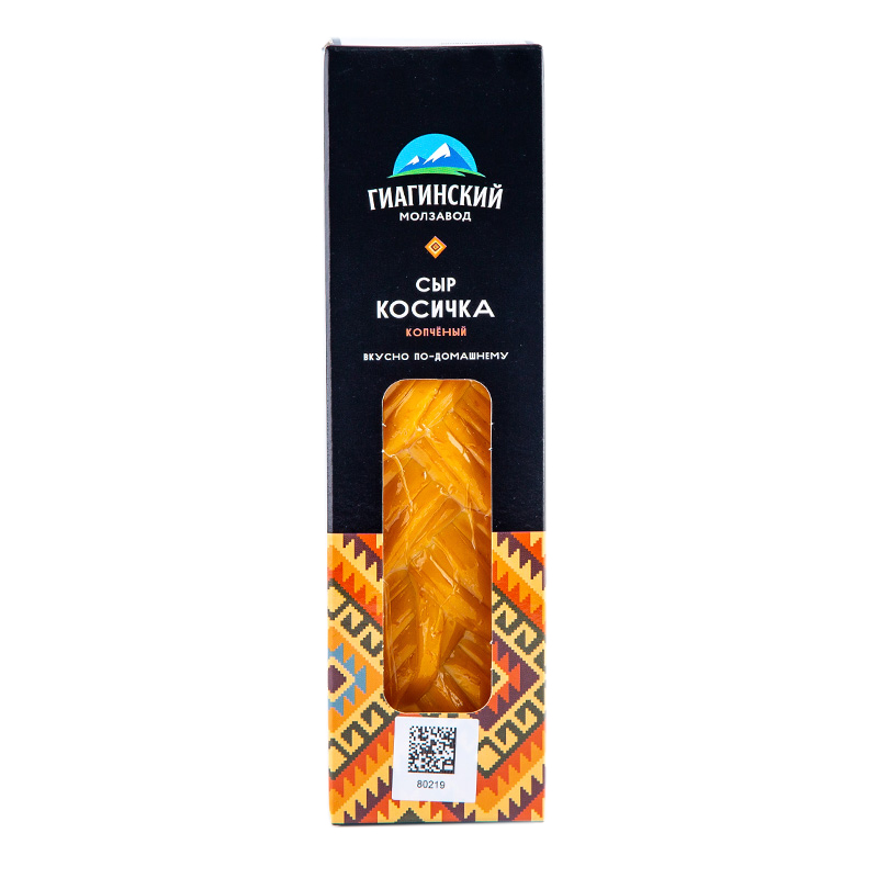 Сыр "Косичка" 40% "Гиагинский" копчёный /100гр ТМ Гиагинский