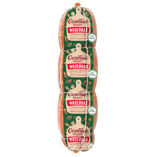 Колбаса вареная Особый рецепт Филейная оригинальная шт 0,4 кг