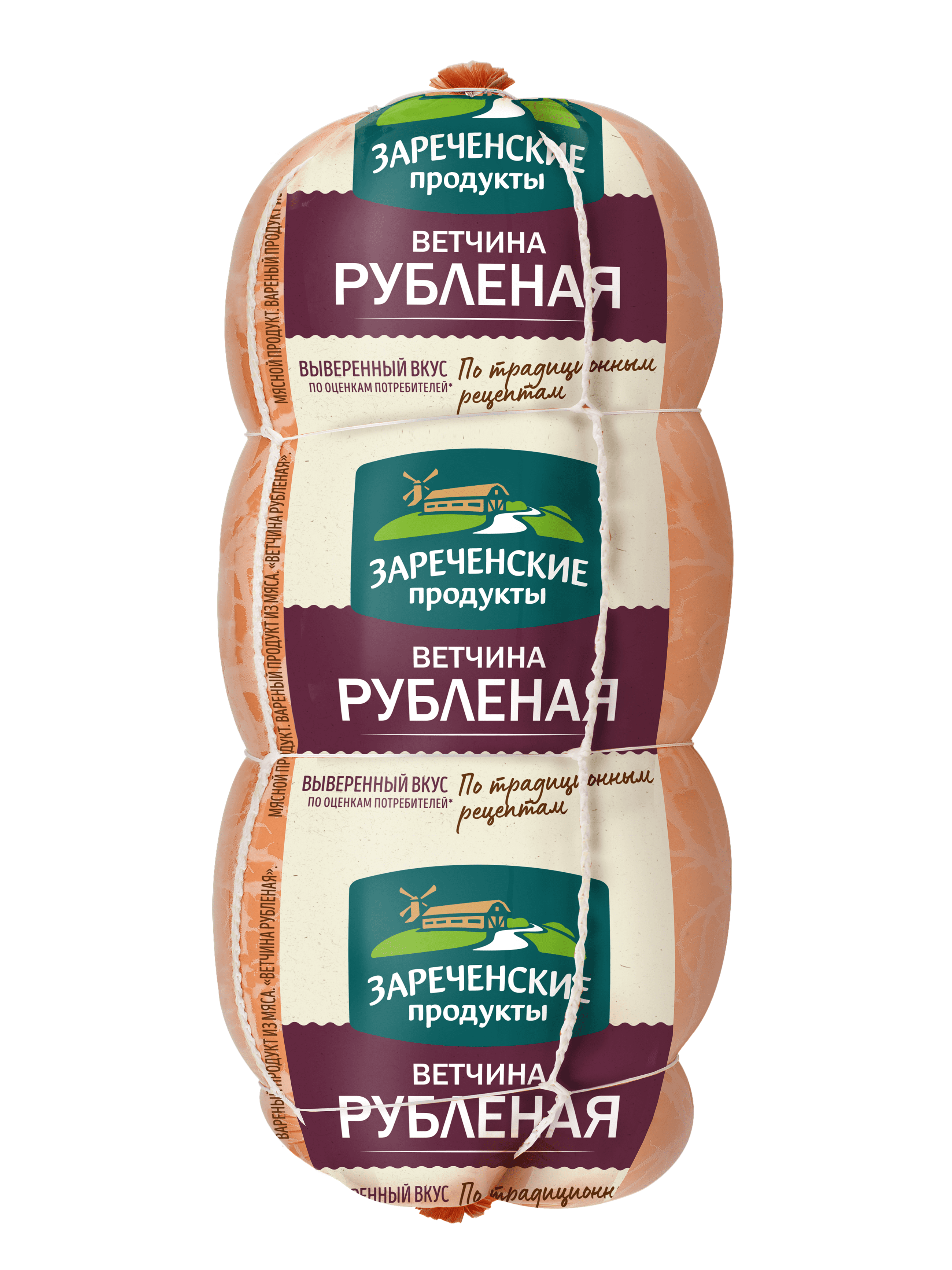 Ветчина Зареченские продукты Рубленая 0,4 кг