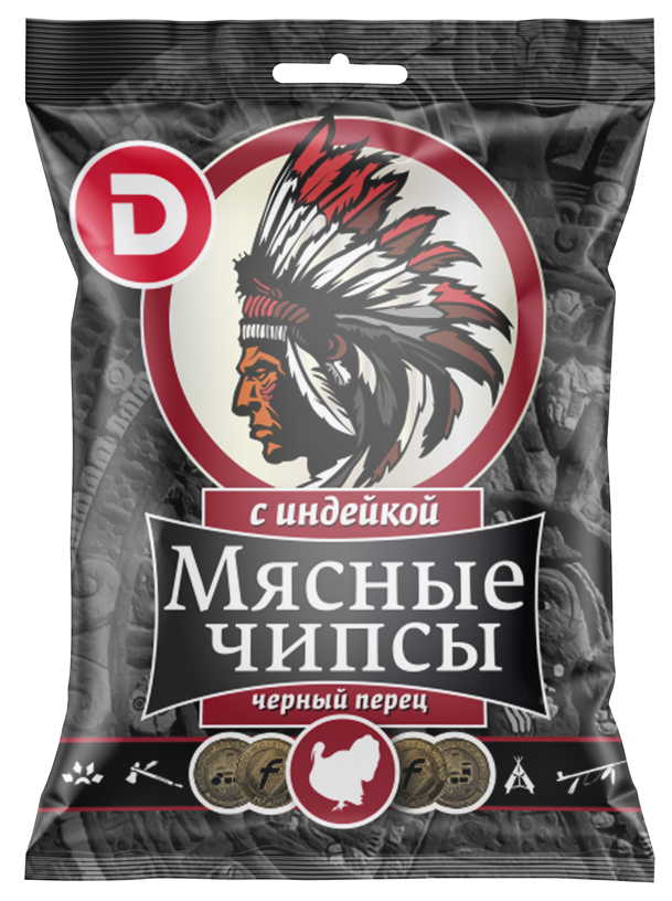 Чипсы с/в Дымов Из мяса птицы с Индейкой 25 гр.