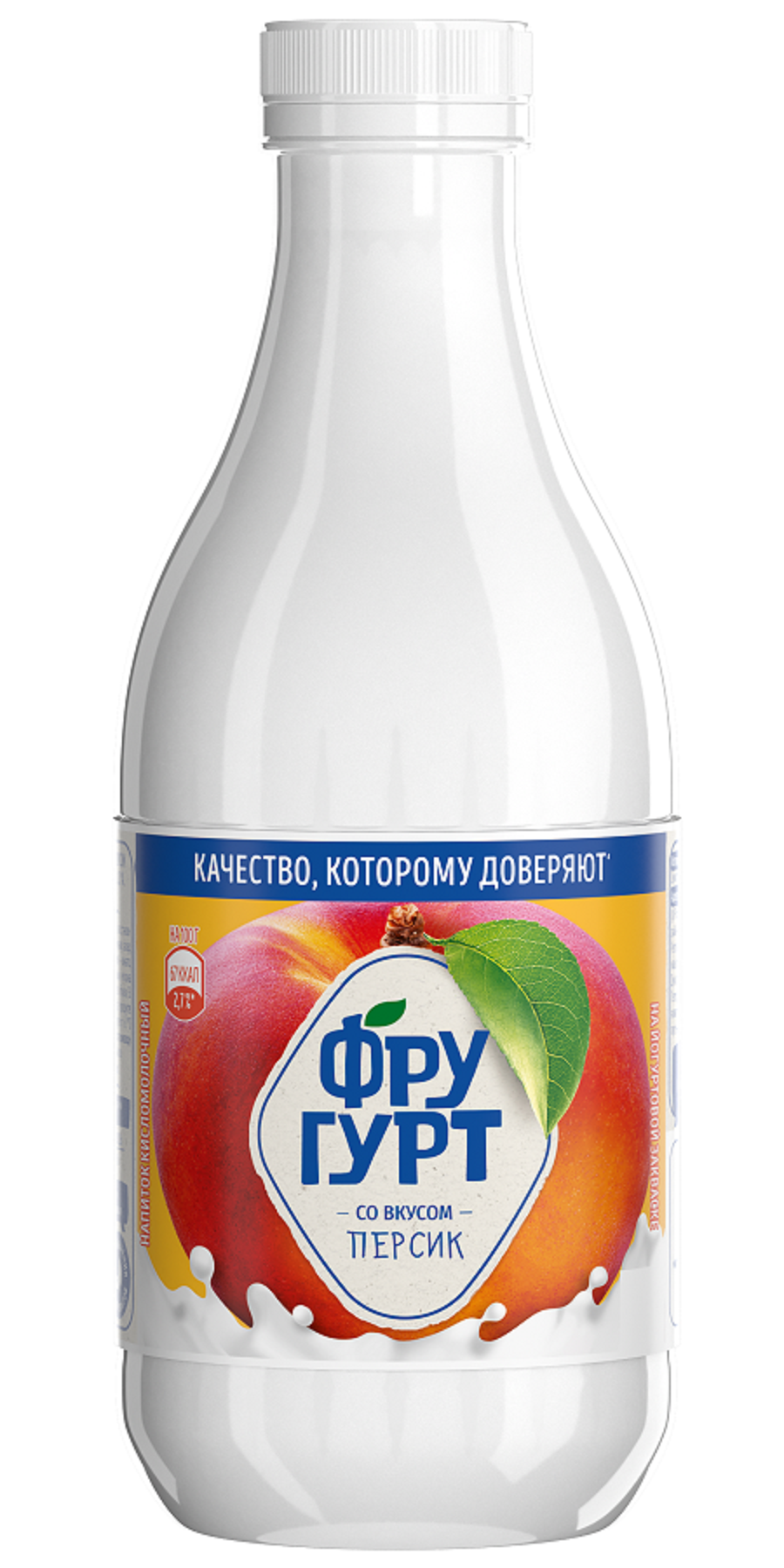 Напиток кислом. Фругурт Персик 1% 930г ПЭТ