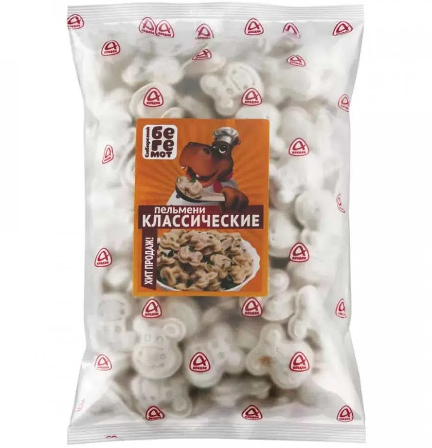 Пельмени Алидан Сибирский Бегемот 800гр/7