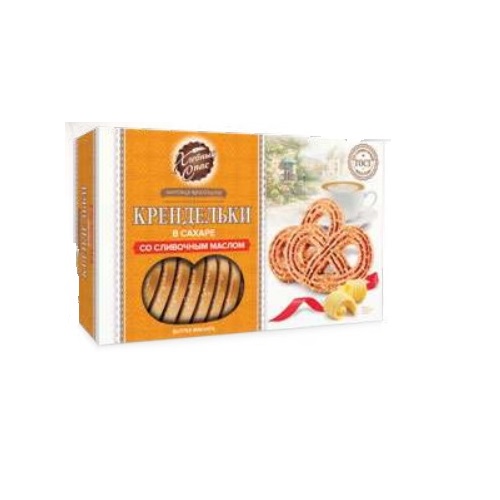 Печенье Хлебный спас сдобное КРЕНДЕЛЬКИ со сливочным маслом и сахаром 320г *7