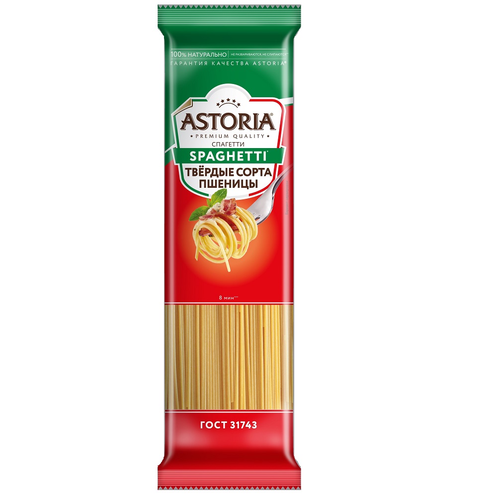 Макаронные изделия Астория Спагетти 400г*32