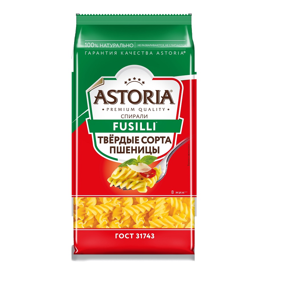 Макаронные изделия Астория Спирали 400г*24