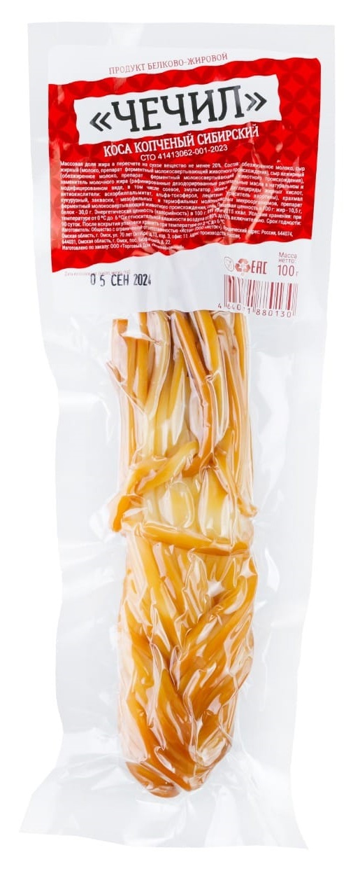 Белково-жировой продукт Коса ТД Межениновский копченый Сибирский 100г