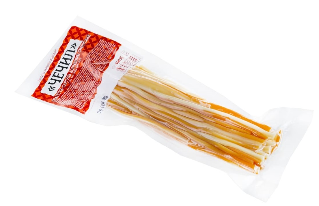 Белково-жировой продукт Спагетти-Саргуль ТД Межениновский копченый Сибирский 100г