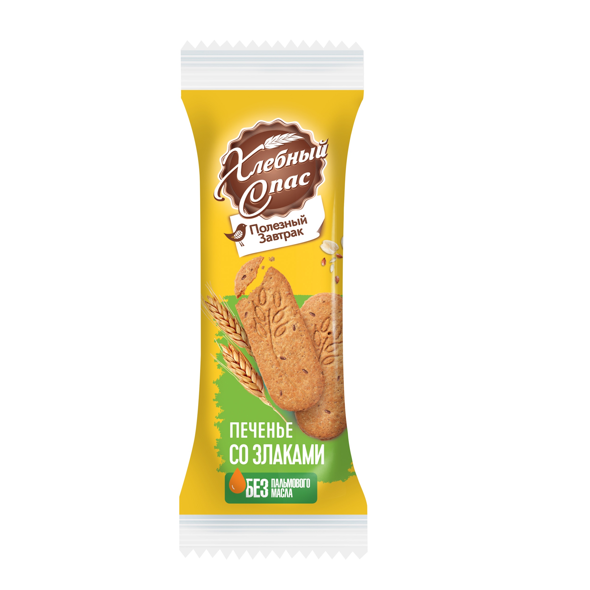 Печенье Хлебный спас сдобное Полезный завтрак со злаками 48*32г
