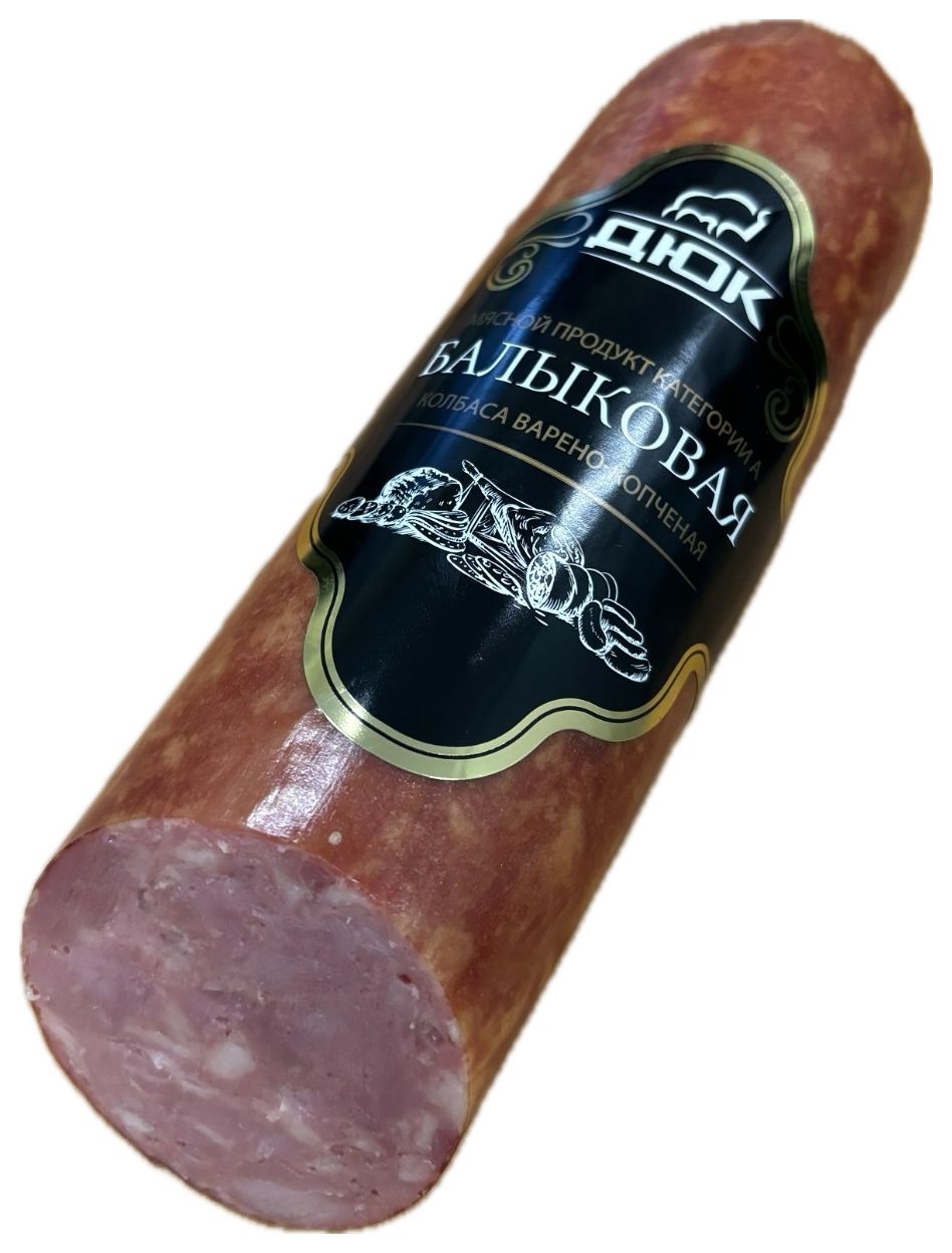 Колбаса в/к ДЮК Балыковая в обвязке срез в/у вес ~400г