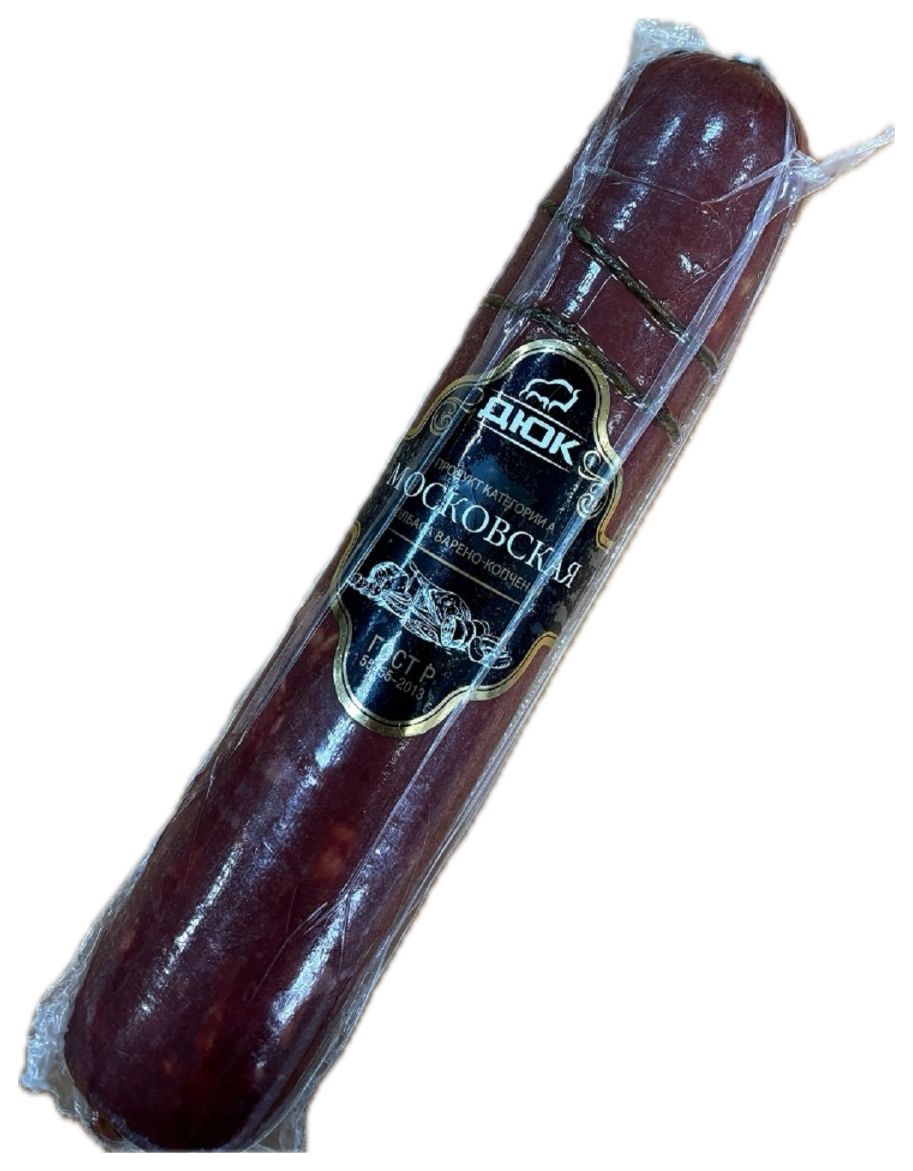 Колбаса в/к ДЮК Московская в обвязке в/у вес ~1,2кг