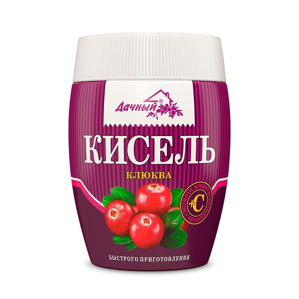 Кисель Дачный гранула Клюква ПЭТ 300х12