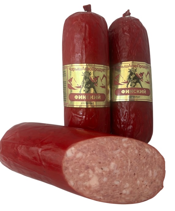 Колбаса в/к ЧАП Сервелат Финский 370гр