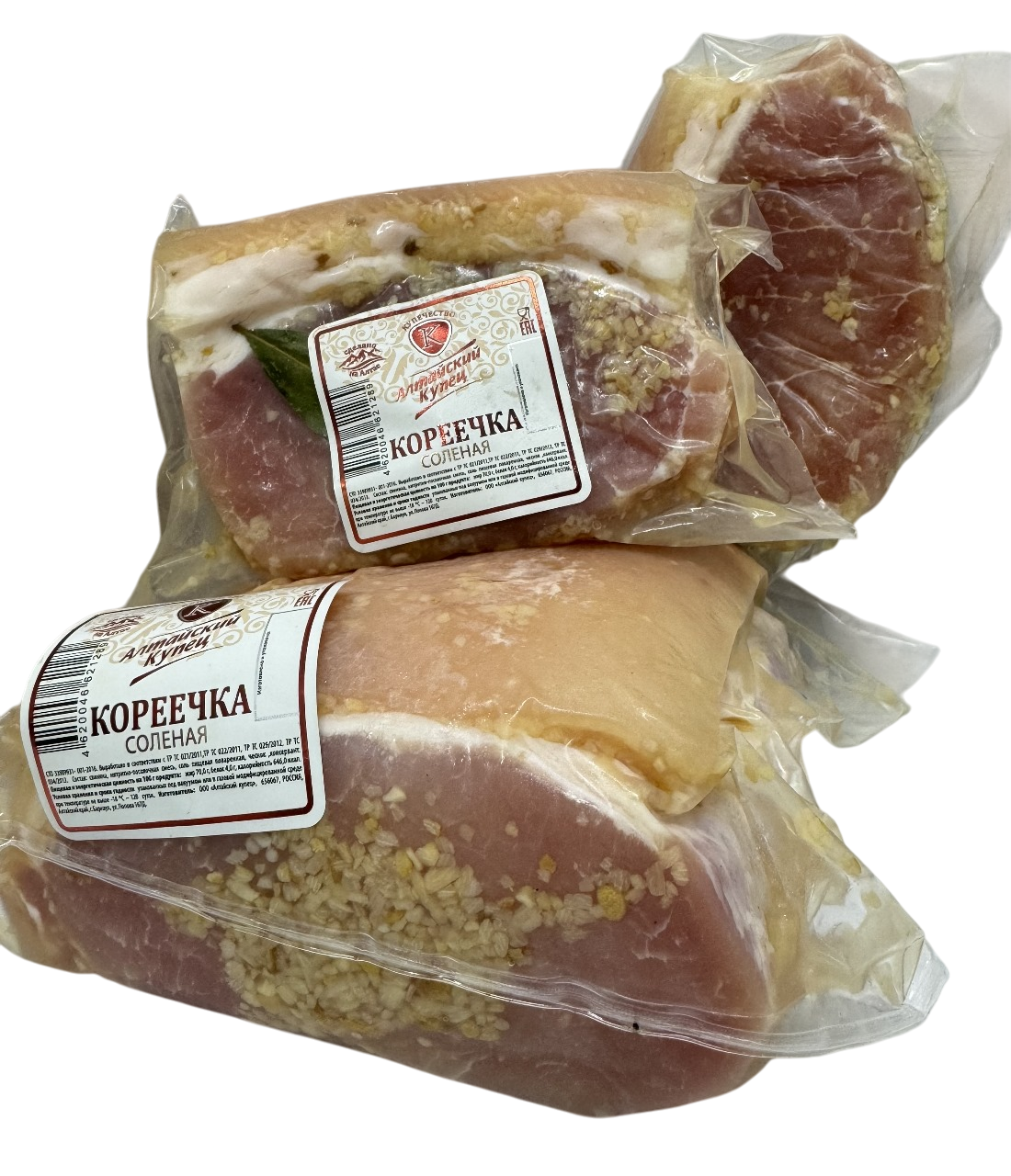 Кореечка Алтайский купец соленая КУСОК 0,3кг вес