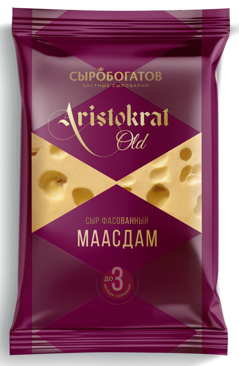 Сыр Aristokrat Old Маасдам сыр 45% флоупак 160 г