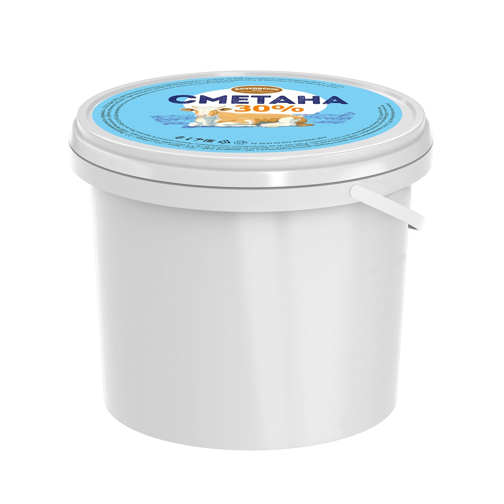Сметана Внуковское 30%, ведро 3000г ТУ