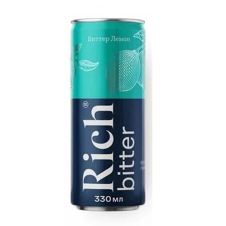 Газ напиток Рич биттер лимон 0,33л ж/б *12