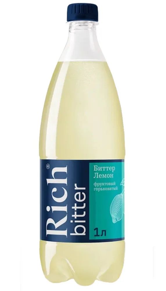 Газ напиток Рич биттер лимон 1,0л ПЭТ *12